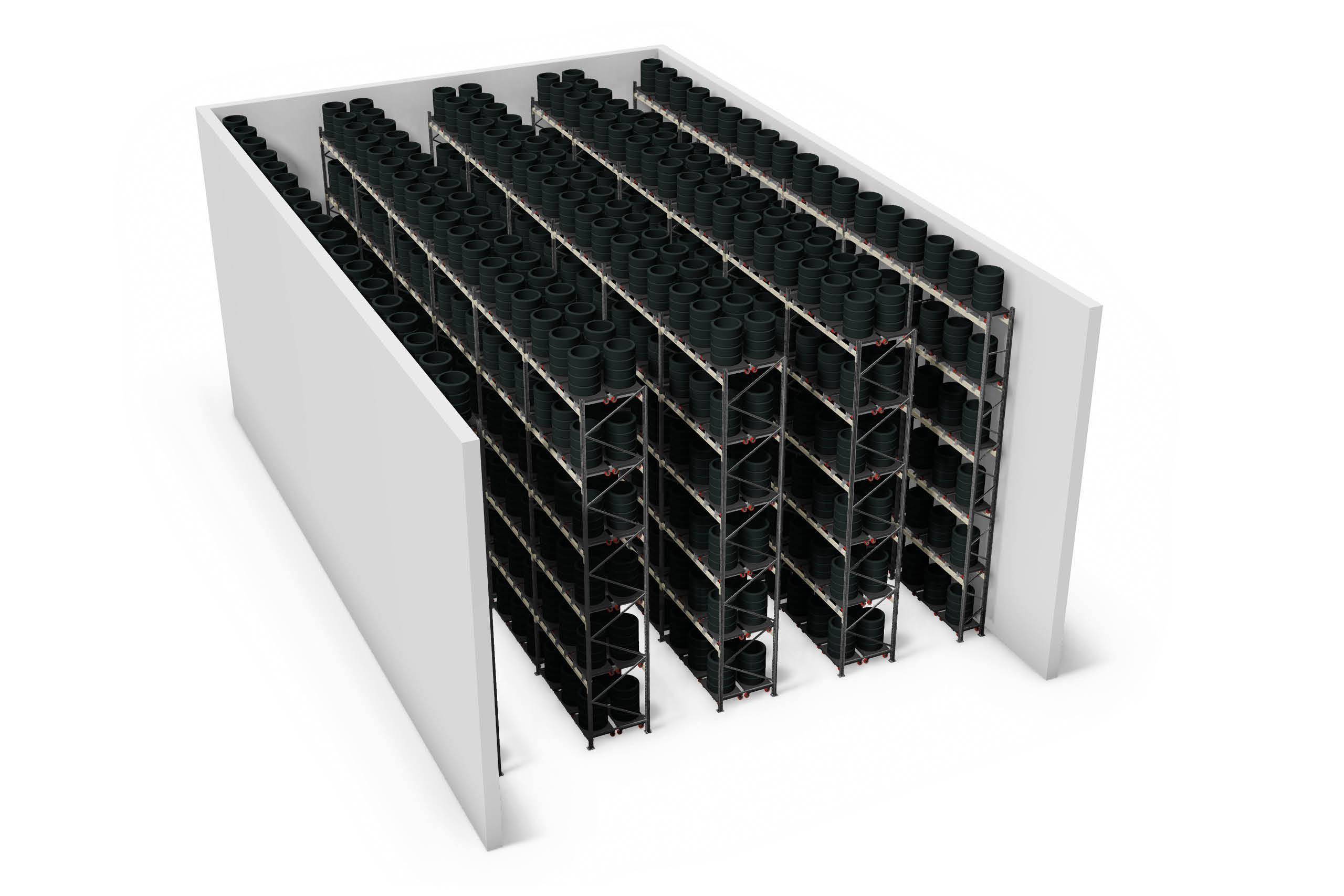 Dækreoler i et dækhotel